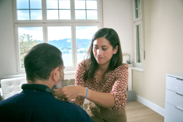 Clinical team providing work addiction support