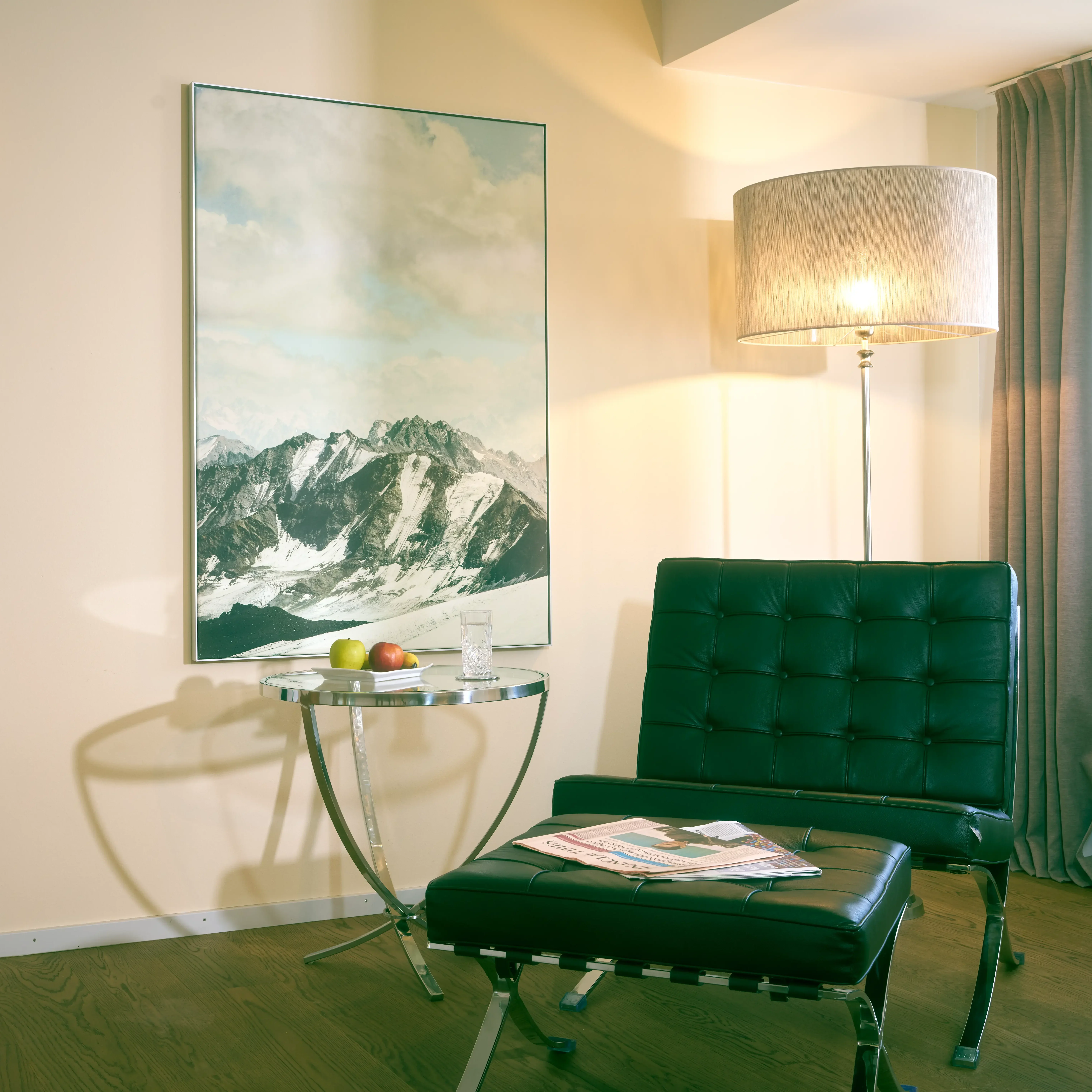 Modern kitchen and dining space