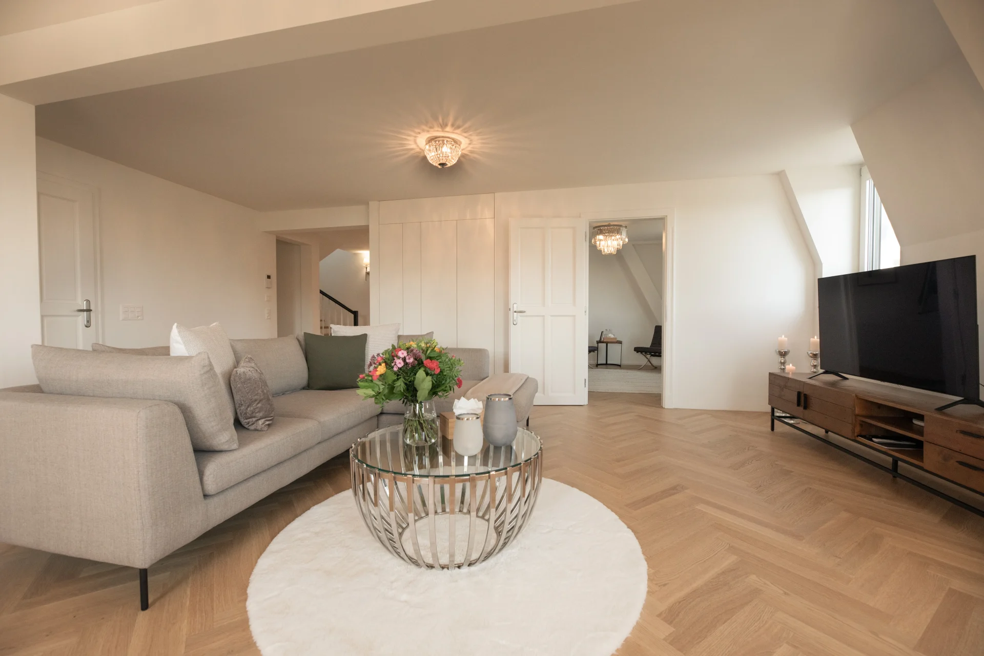 Living area in the Serenitas luxury residence