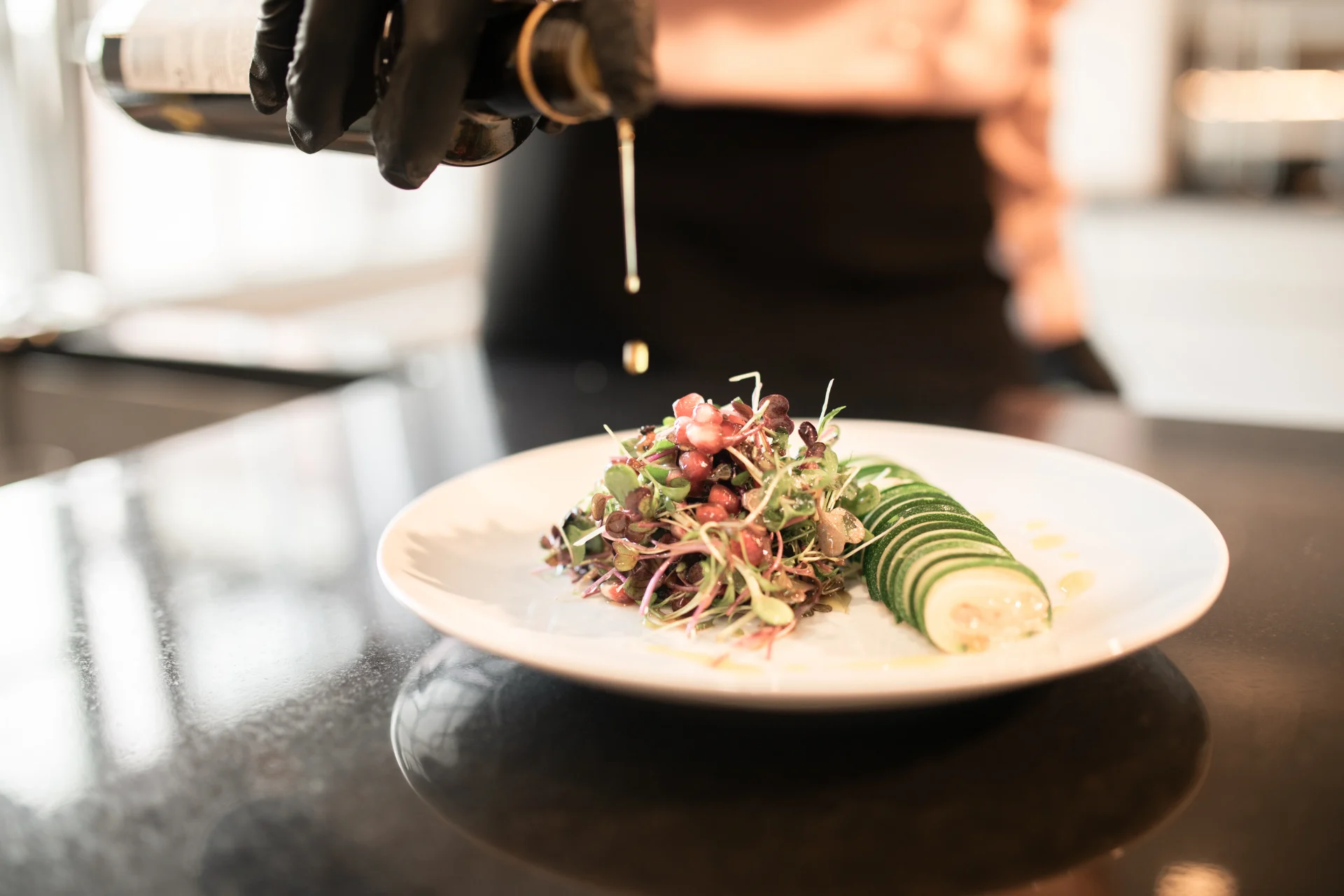 Haute cuisine dining experience