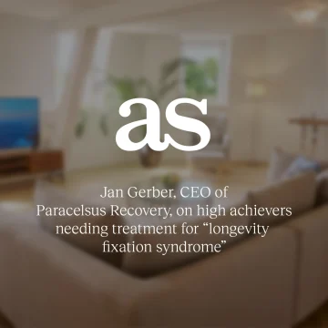 Jan Gerber, CEO of Paracelsus Recovery, on high achievers needing treatment for longevity fixation syndrome – Diario AS